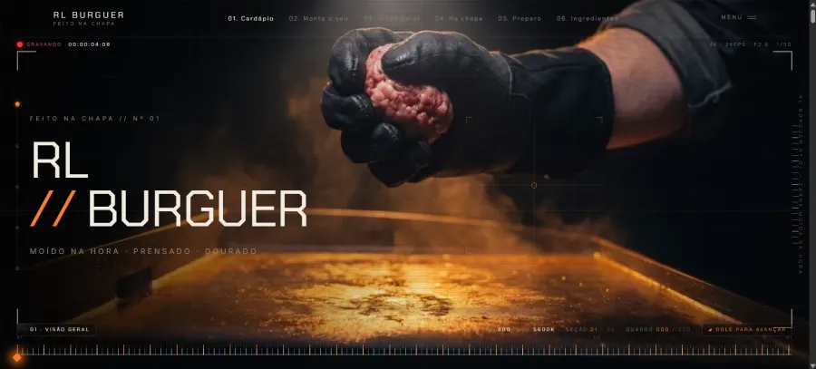 RL burguer — projeto desenvolvido pela RL Solution Web
